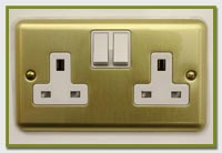 brash modern power socket